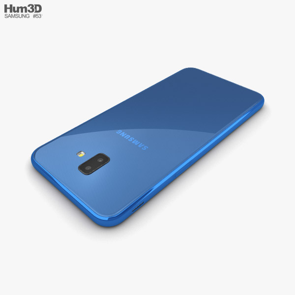 Samsung Galaxy J6 Plus Blue 3d Model Electronics On Hum3d