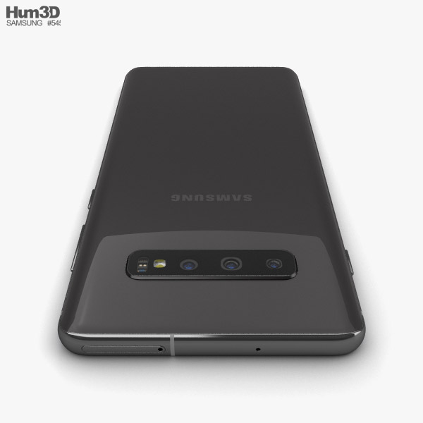 Samsung Galaxy S10 Plus Ceramic Black 3d Model Electronics On Hum3d