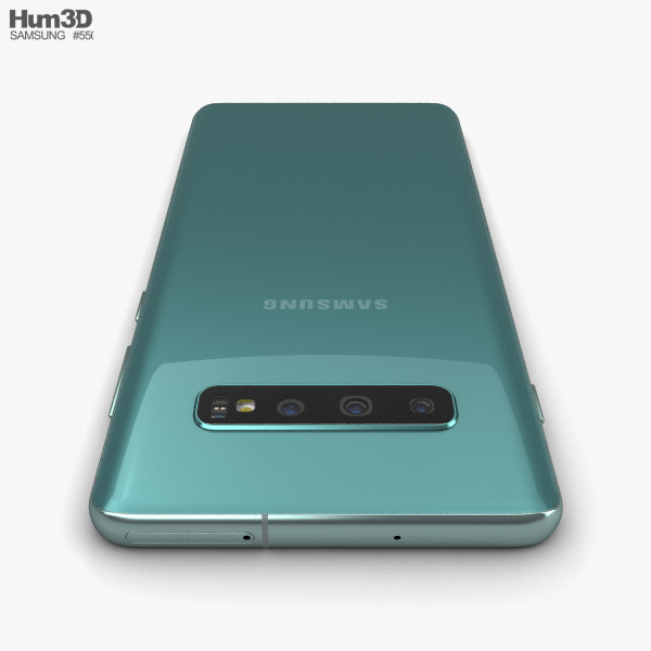 Samsung Galaxy S10 Plus Prism Green 3d Model Electronics On Hum3d