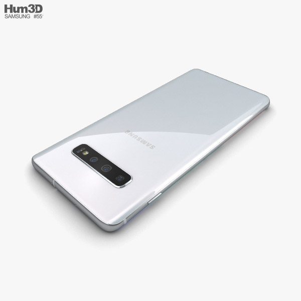 Samsung Galaxy S10 Plus Prism White 3d Model Electronics On Hum3d