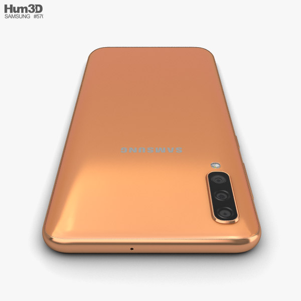Samsung Galaxy A50 Coral 3d Model Electronics On Hum3d