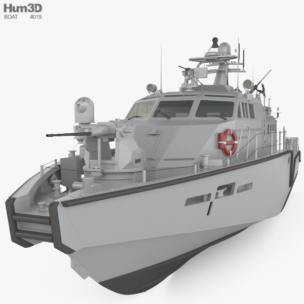 Mark VI patrol boat 3D model - Ship on Hum3D