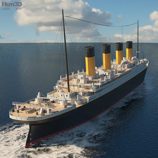 Titanic 3D SketchUp Model