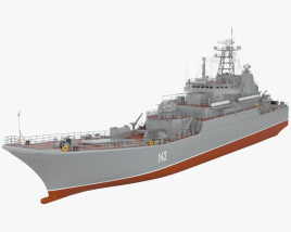 Ropucha-class landing ship 3D model
