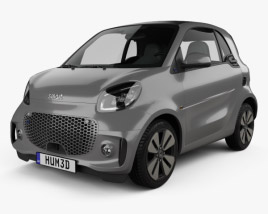 Smart ForTwo EQ Prime coupe 2023 3D model