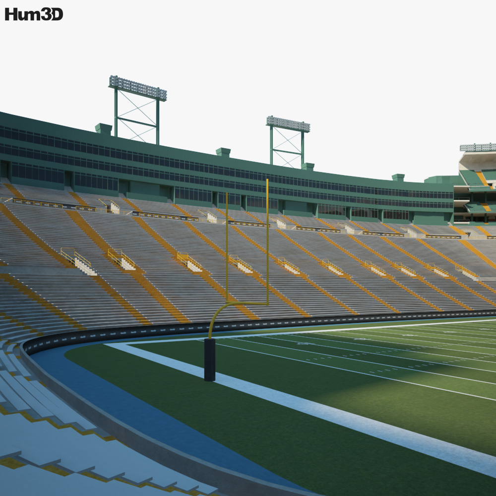 Lambeau Field 3D model - Architecture on Hum3D