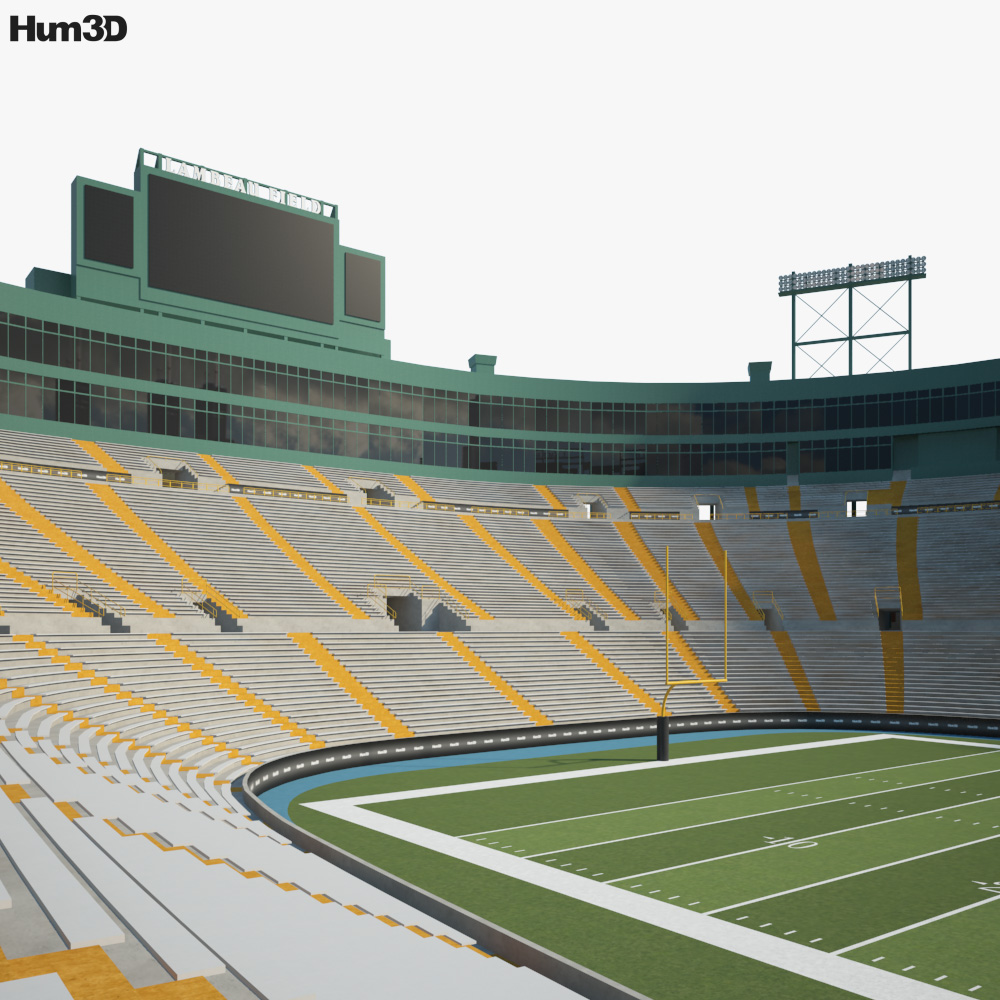 Lambeau Field 3D model - Architecture on Hum3D