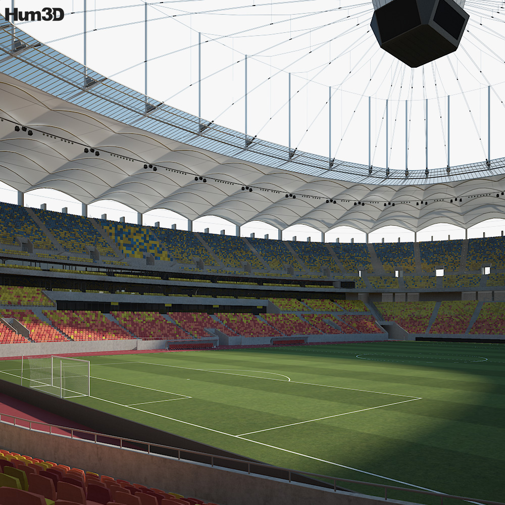 National Stadium Bucharest 3D model - Architecture on Hum3D