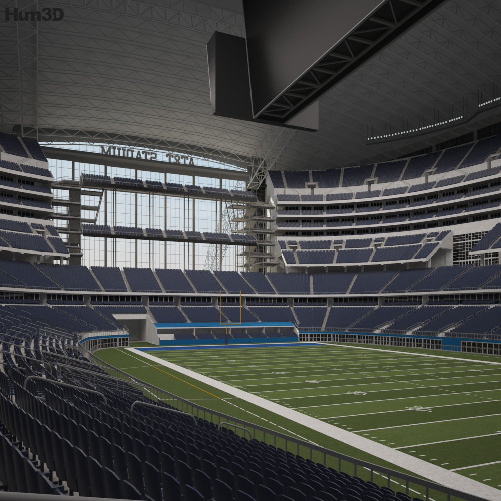 AT&T Stadium 3D model - Architecture on Hum3D