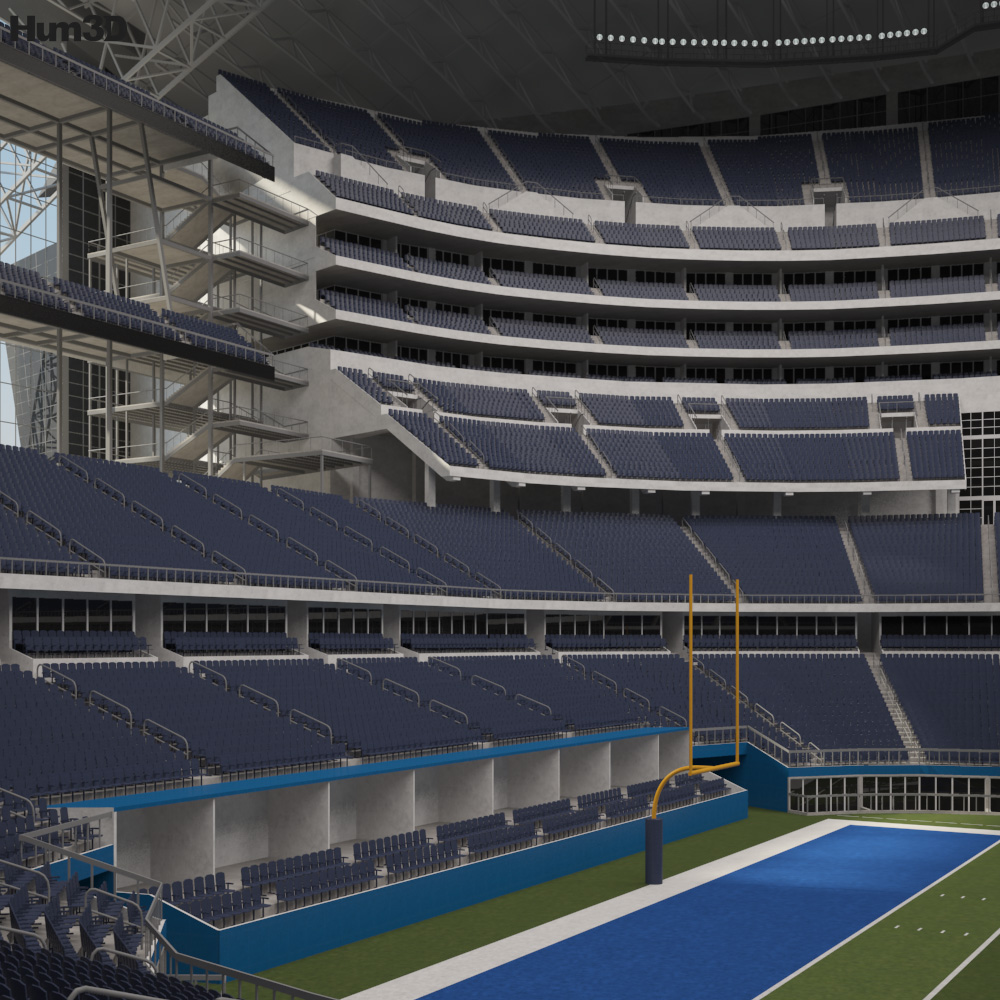 AT&T Stadium 3D model - Architecture on Hum3D