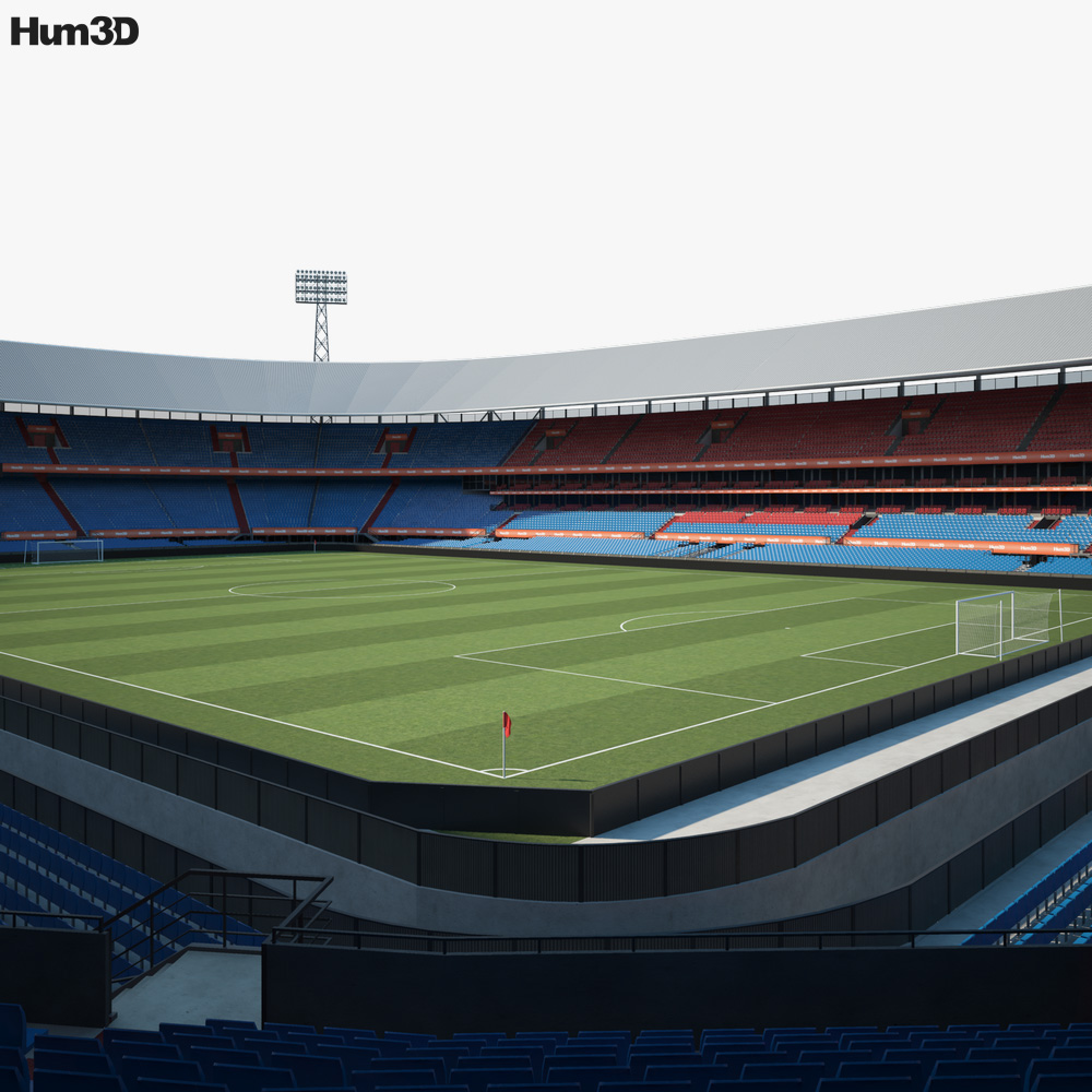 Feyenoord Stadium 3D model - Architecture on Hum3D