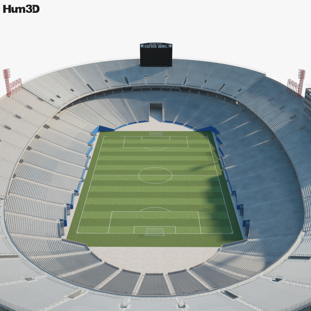 Cotton Bowl stadium 3D model Architecture on Hum3D