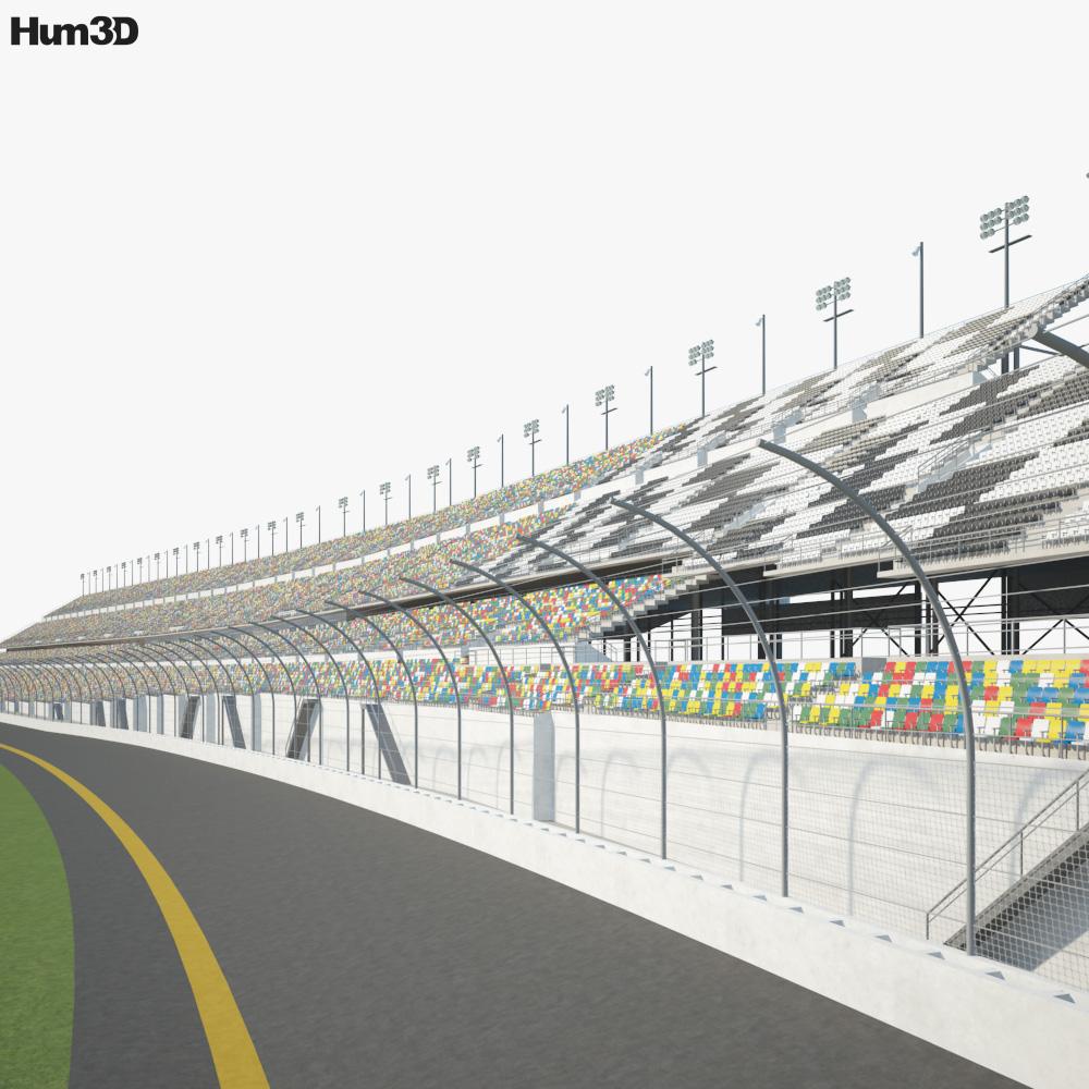 Daytona International Speedway 3D model Architecture on Hum3D