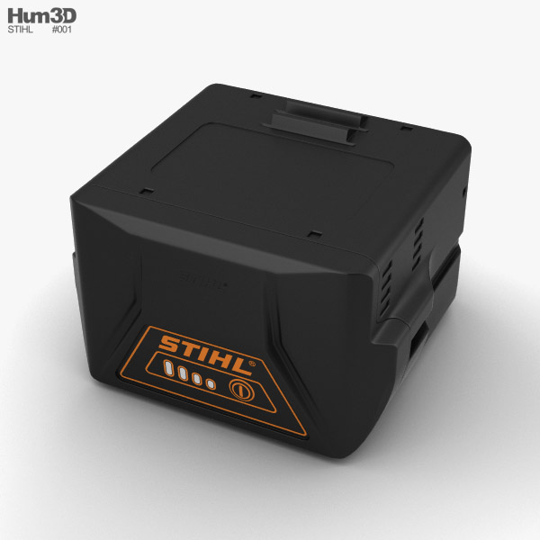 Stihl Battery AK20 3D Model - Life And Leisure On Hum3D