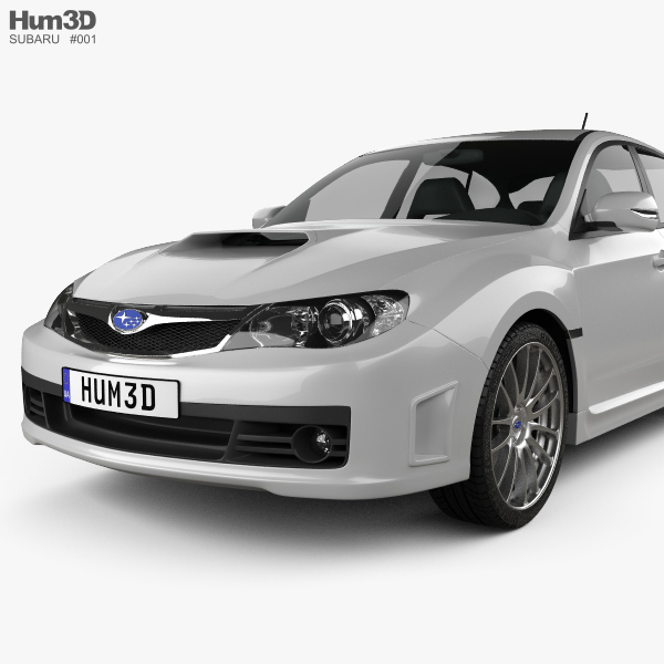 Subaru Impreza Wrx Sti 2010 3d Model Hum3d
