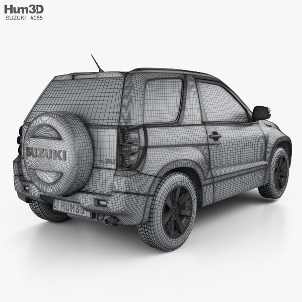 Suzuki Grand Vitara 3 Door 2012 3d Model Vehicles On Hum3d