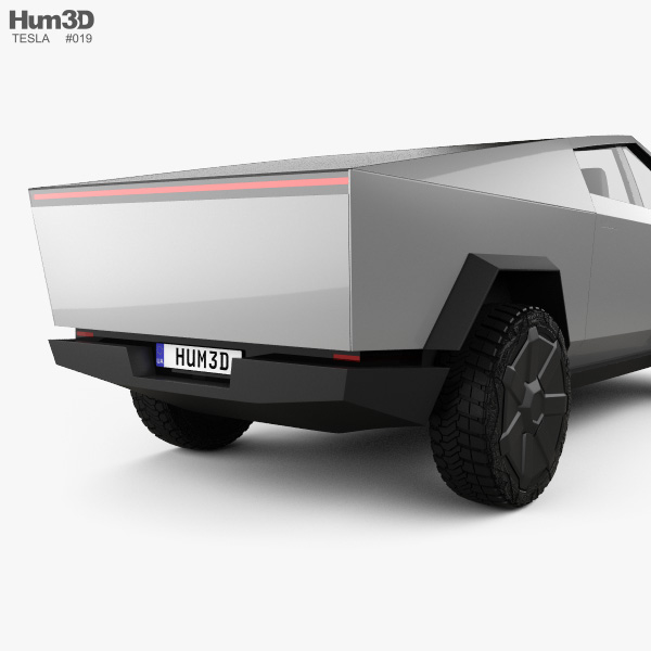 Tesla Cybertruck 2019 3d Model