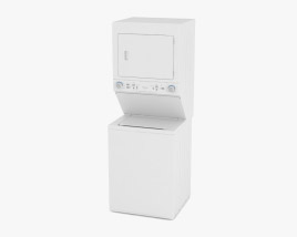 Frigidaire Electric 洗衣机和烘干机洗衣中心 3D模型