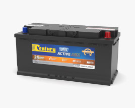 Century DIN110LH AGM Car Battery 3D model