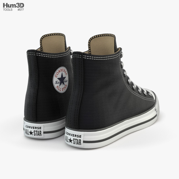 Converse Chuck Taylor All Star 3d Model Clothes On Hum3d