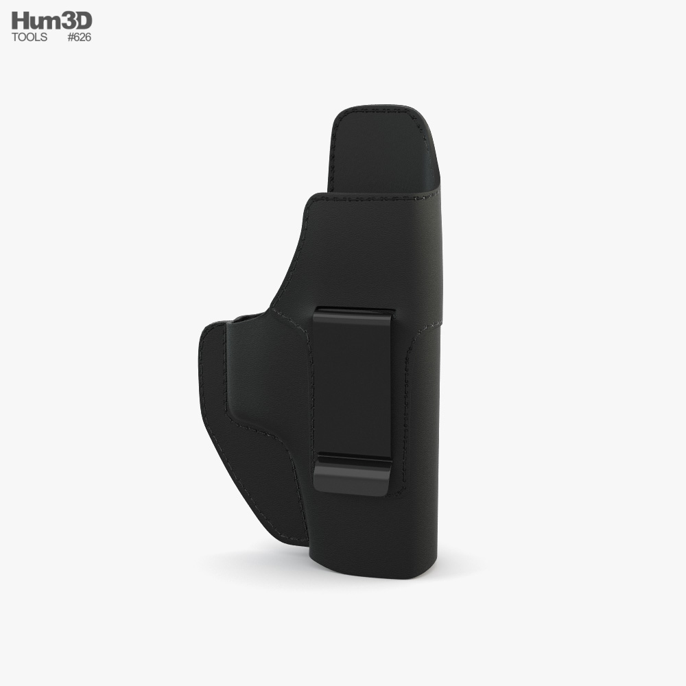 Gun Holster 3D model - Clothes on Hum3D