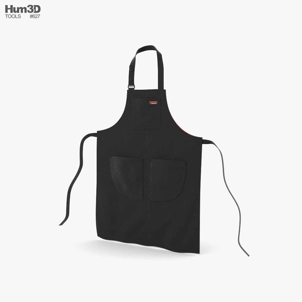 Download Apron 3D model - Clothes on Hum3D