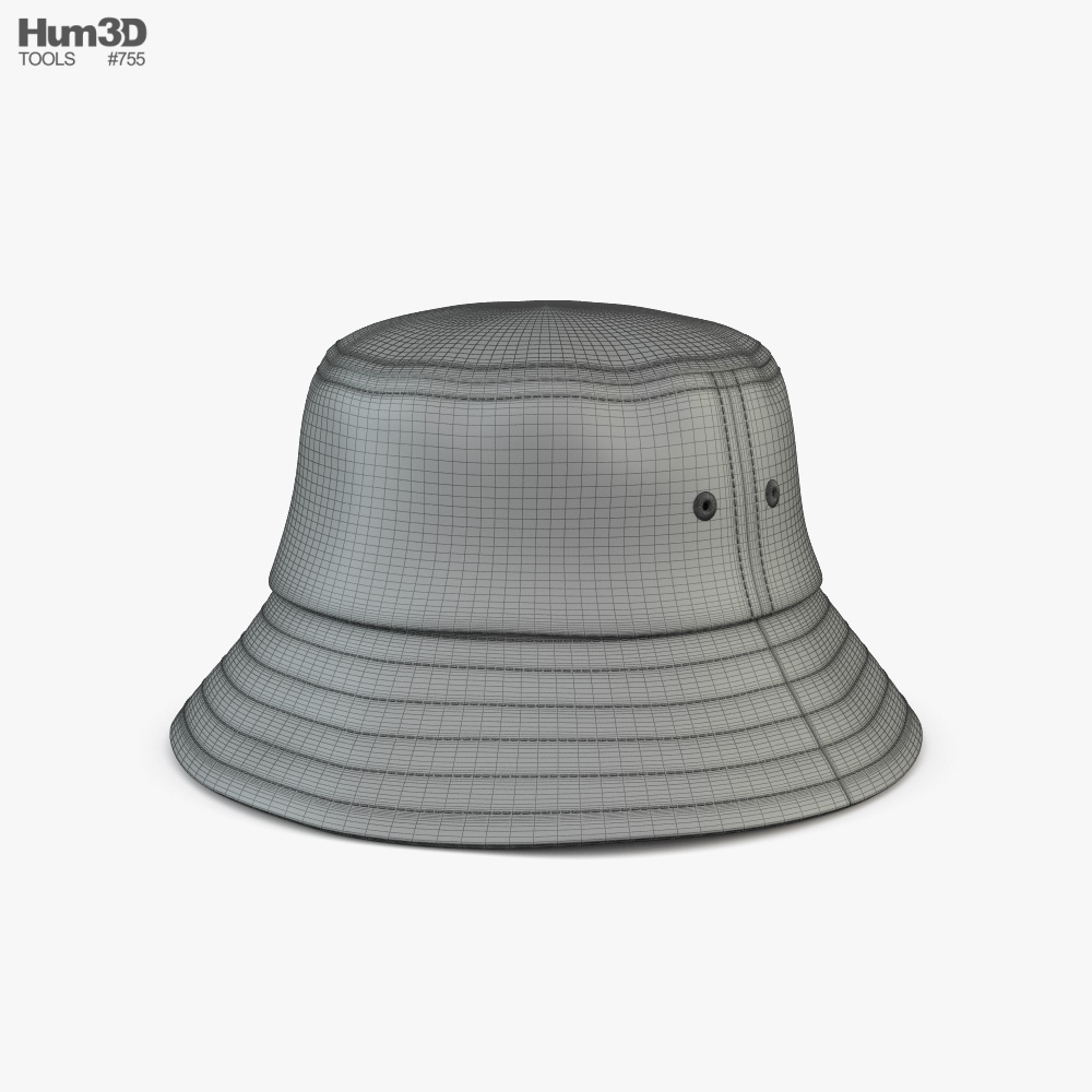 Bucket Hat 3D model - Clothes on Hum3D