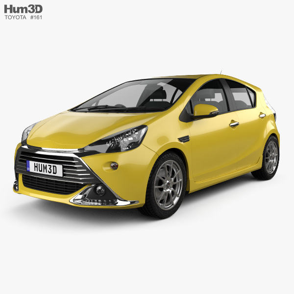 Toyota Aqua G Sports 2013 3D model - Vehicles on Hum3D