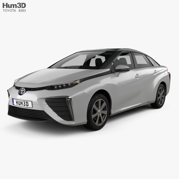 Toyota Mirai With Hq Interior 2014 3d Model Vehicles On