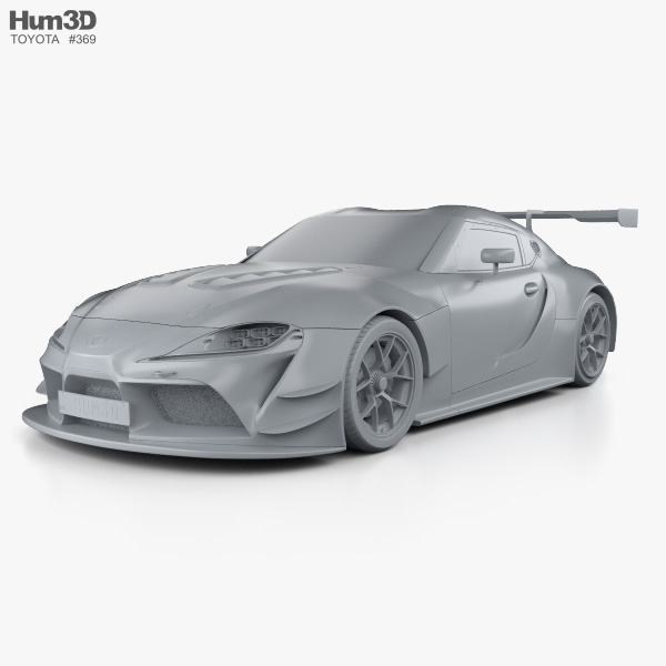 Toyota Supra Racing 2018 3d Model Vehicles On Hum3d