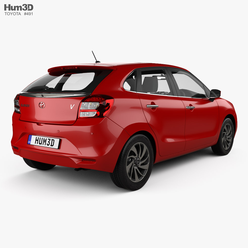 Toyota Glanza 2020 3D model  Vehicles on Hum3D