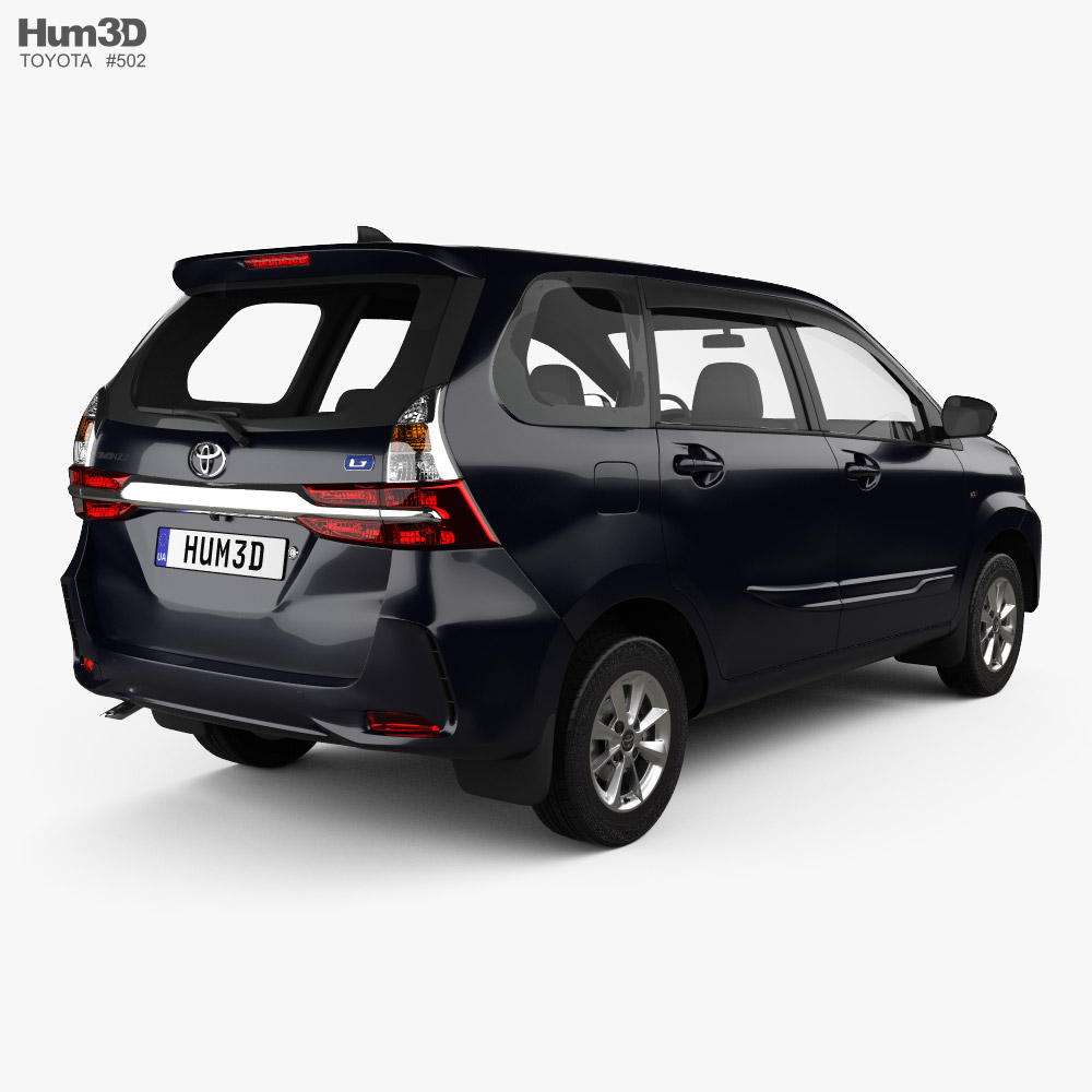 Toyota Avanza G 2021 3D model - Vehicles on Hum3D