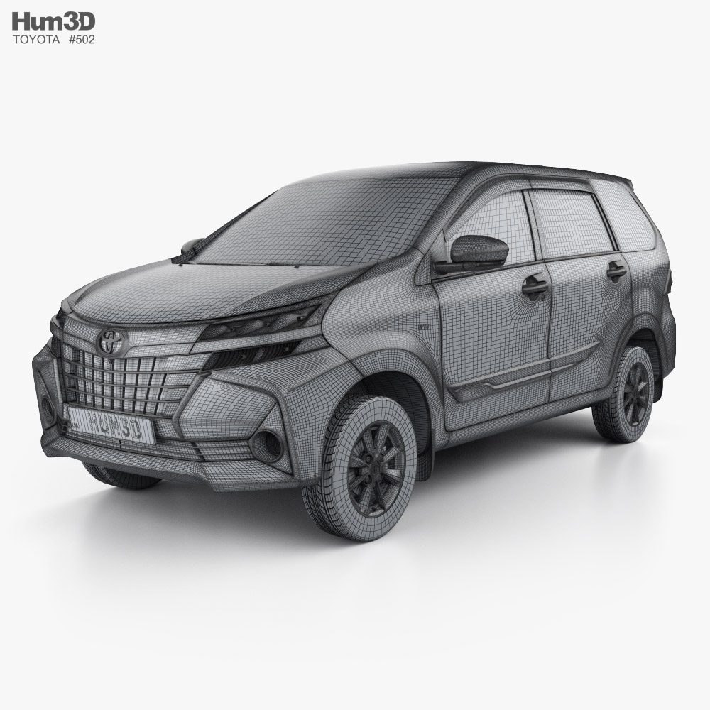 Toyota Avanza G 2021 3D model  Vehicles on Hum3D