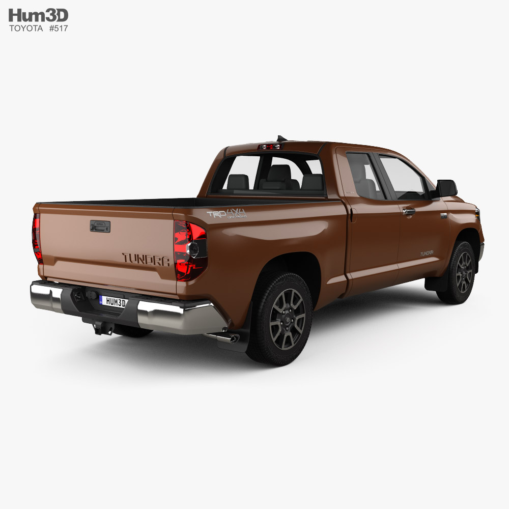 Toyota Tundra Double Cab Standard Bed Limited 2021 3D model - Vehicles