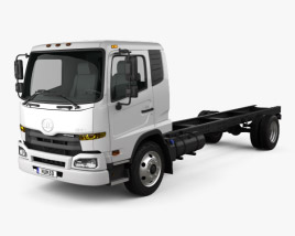 UD Trucks UD1800 Chassis Truck 2015 3D model