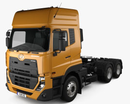 UD-Trucks Quester Tractor Truck 3-axle 2016 3D model