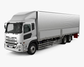 UD-Trucks Quon GW Quester Box Truck 2022 3D model
