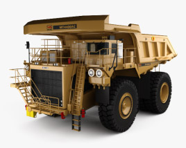 Unit Rig MT4400AC Dump Truck 2017 3D model