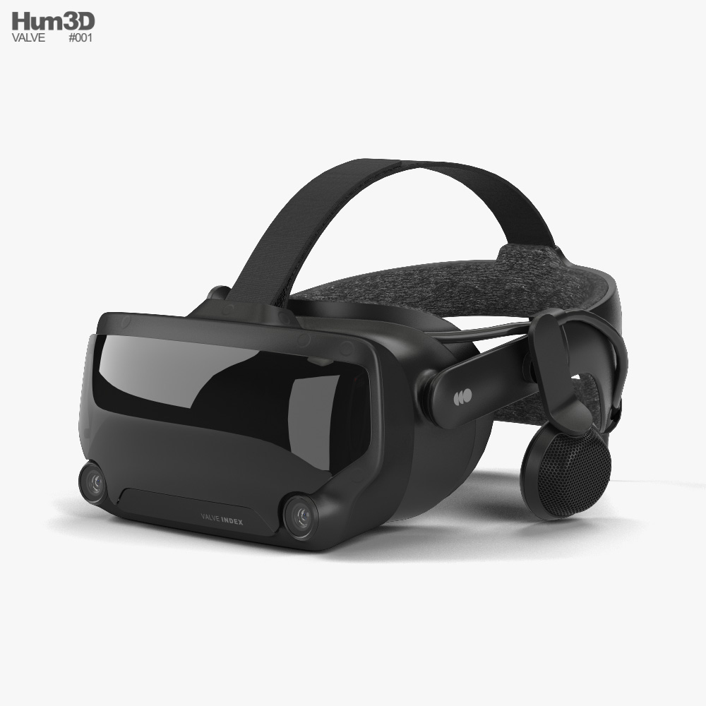Valve Index 3D model - Electronics on Hum3D