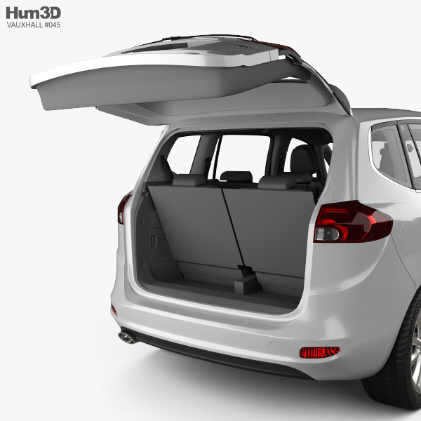 Vauxhall Zafira C Tourer With Hq Interior 2016 3d Model