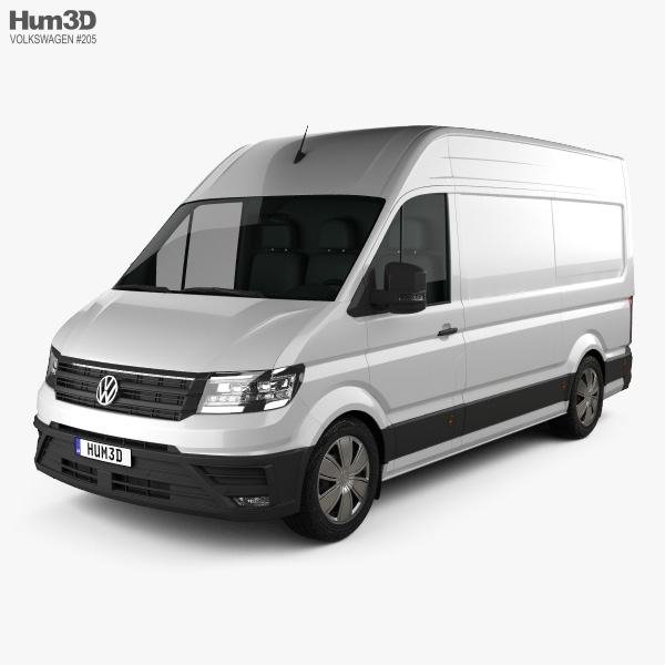 Volkswagen Crafter Panel Van L1H2 2017 3D model - Vehicles ...