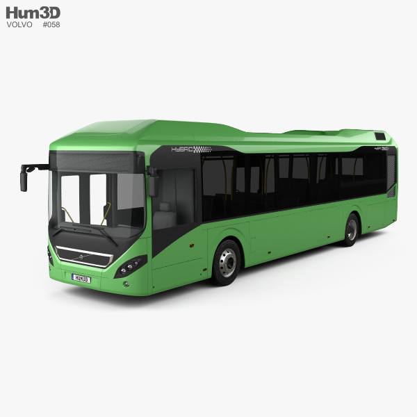 Volvo 7900 Hybrid Bus 2011 3d Model Vehicles On Hum3d