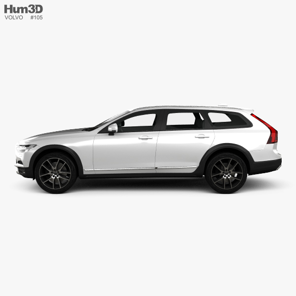 Volvo V90 T6 Cross Country 2016 3d Model Hum3d