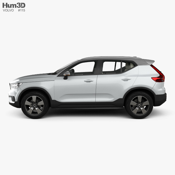 Volvo Xc40 With Hq Interior 2017 3d Model Hum3d