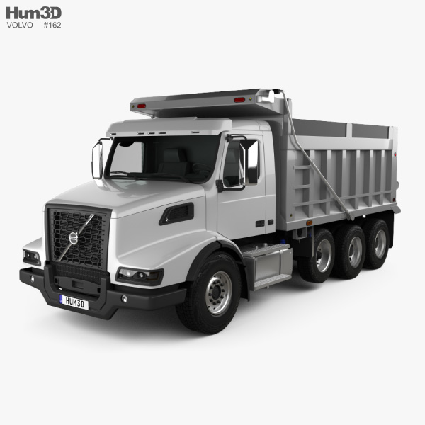 Volvo Vhd Dump Truck 4 Axle 2020 3d Model Vehicles On Hum3d