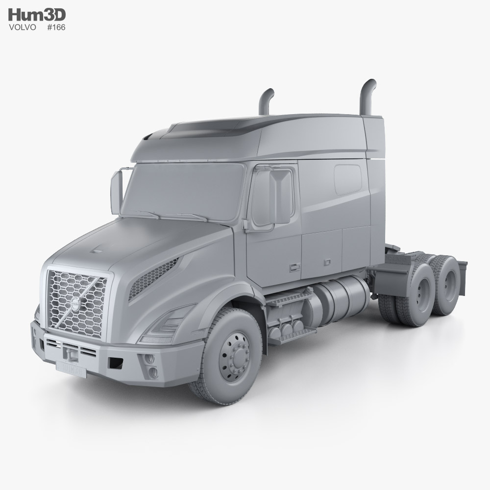 Volvo VNX 740 Tractor Truck 2020 3D model - Vehicles on Hum3D