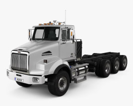 Western Star 4800 SB Day Cab Chassis Truck 2016 3D model