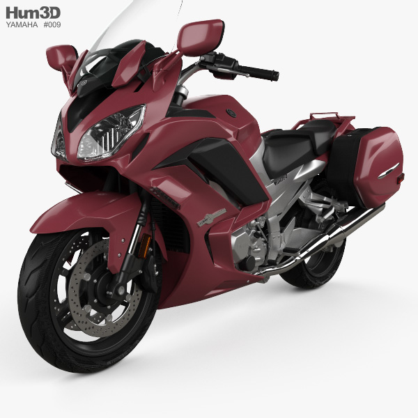Yamaha FJR1300 ES 2013 3D model - Vehicles on Hum3D