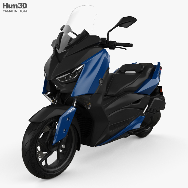 Yamaha X Max 300 2018 3d Model Vehicles On Hum3d