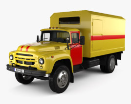 ZIL 130 Service Truck 1994 Modello 3D
